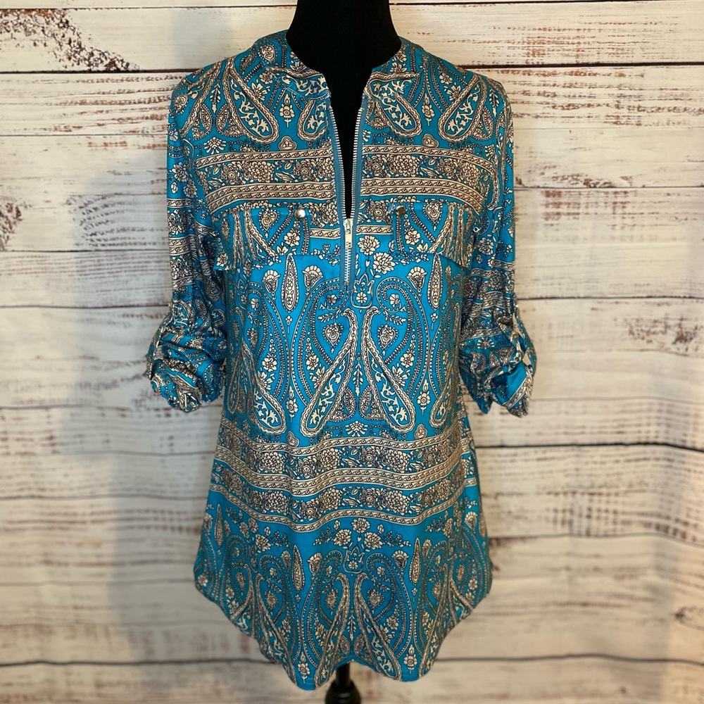 Luckymore Printed Tunic Top (Medium) NWT